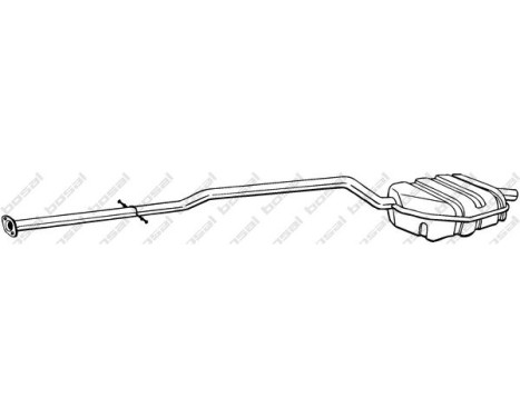 Amortisseur de fin 290-165 Bosal