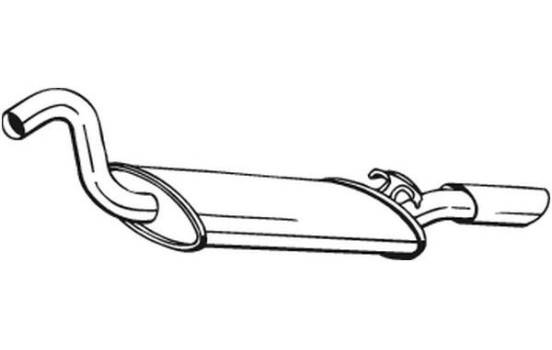 Silencieux arrière 105-015 Bosal, Image 2