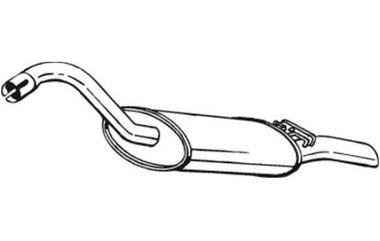 Silencieux arrière 105-017 Bosal, Image 2