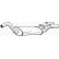 Silencieux arrière 105-127 Bosal