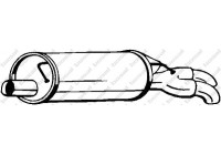 Silencieux arrière 105-147 Bosal