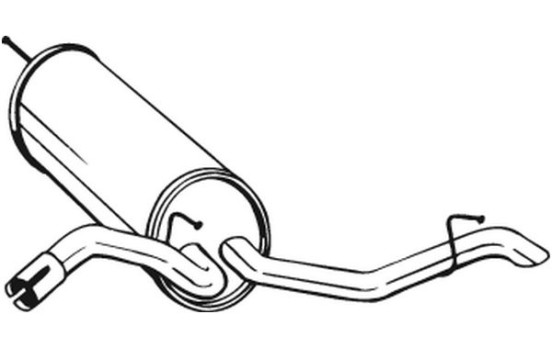 Silencieux arrière 105-227 Bosal, Image 2