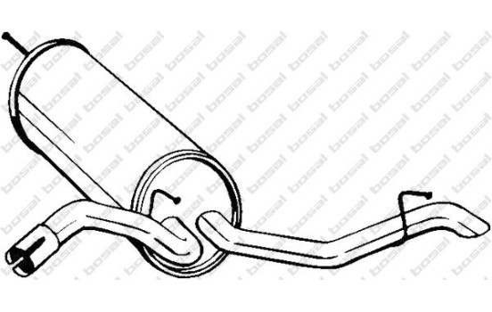 Silencieux arrière 105-233 Bosal