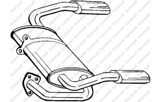 Silencieux arrière 115-335 Bosal, Image 2
