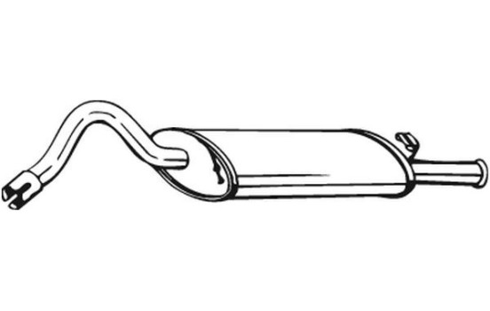 Silencieux arrière 130-209 Bosal, Image 2