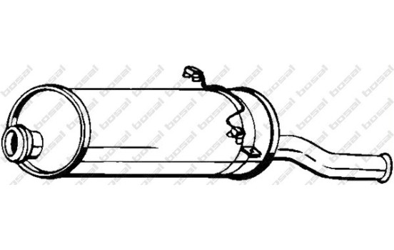 Silencieux arrière 135-019 Bosal