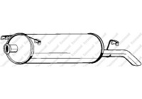 Silencieux arrière 135-037 Bosal