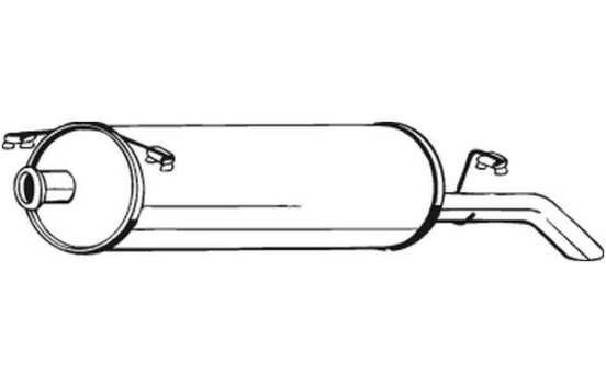 Silencieux arrière 135-037 Bosal, Image 2