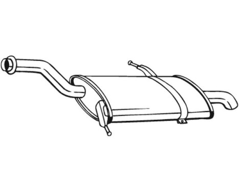 Silencieux arrière 135-081 Bosal