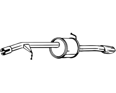 Silencieux arrière 135-111 Bosal