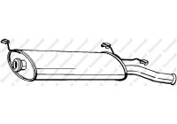 Silencieux arrière 135-507 Bosal