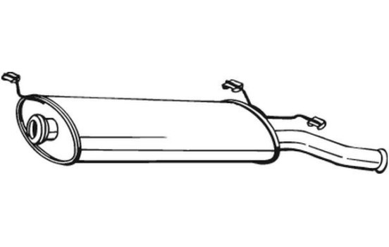 Silencieux arrière 135-507 Bosal, Image 2