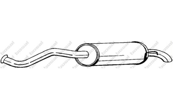 Silencieux arrière 135-537 Bosal, Image 2