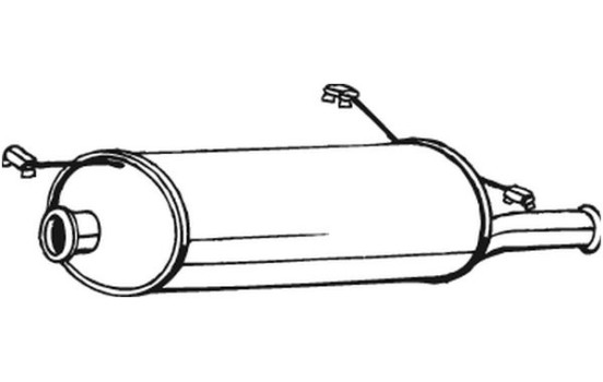 Silencieux arrière 135-669 Bosal, Image 2