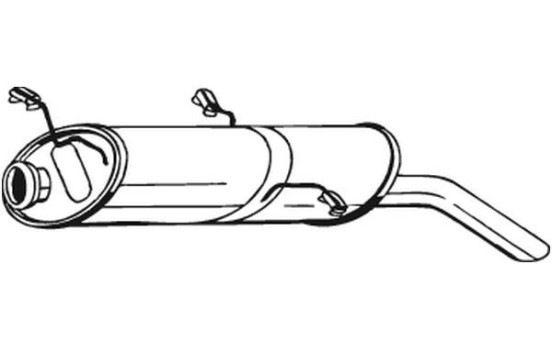 Silencieux arrière 135-765 Bosal, Image 2