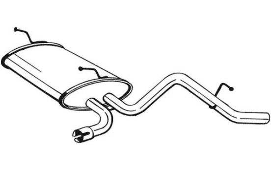 Silencieux arrière 141-007 Bosal, Image 2