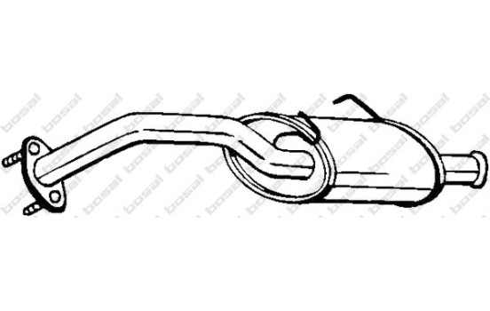 Silencieux arrière 142-725 Bosal