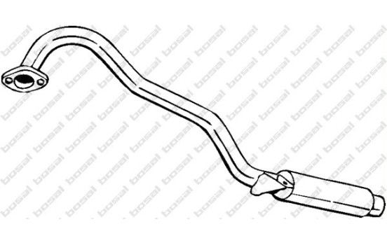 Silencieux arrière 145-003 Bosal