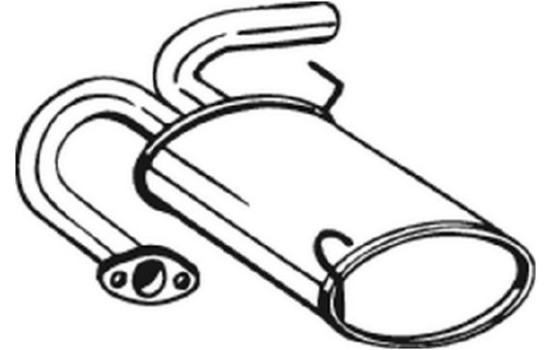 Silencieux arrière 145-191 Bosal, Image 2