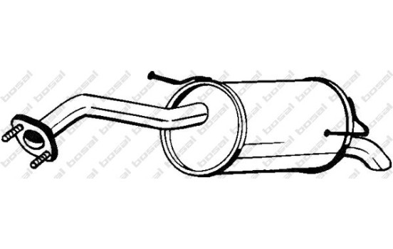 Silencieux arrière 145-193 Bosal