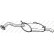 Silencieux arrière 145-221 Bosal