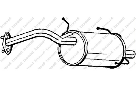 Silencieux arrière 145-333 Bosal