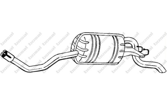 Silencieux arrière 148-131 Bosal