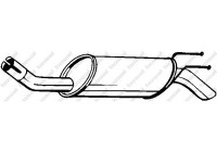 Silencieux arrière 148-167 Bosal