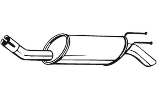 Silencieux arrière 148-167 Bosal, Image 2