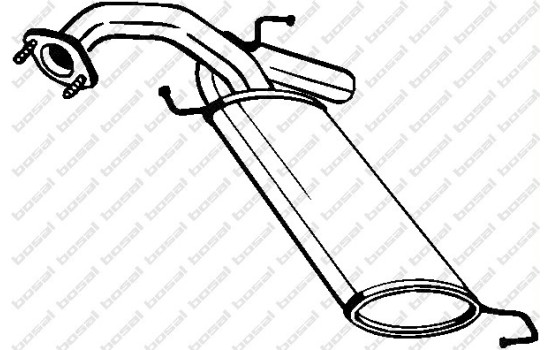 Silencieux arrière 148-173 Bosal