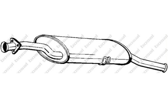 Silencieux arrière 148-239 Bosal