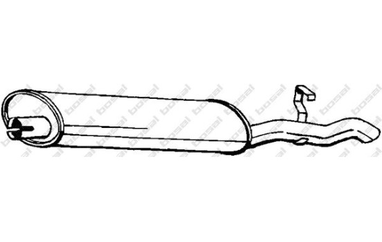 Silencieux arrière 148-323 Bosal, Image 2
