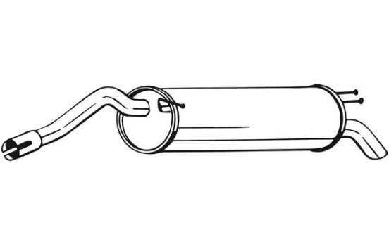 Silencieux arrière 148-345 Bosal, Image 2