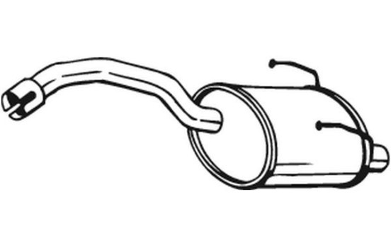 Silencieux arrière 148-355 Bosal, Image 2