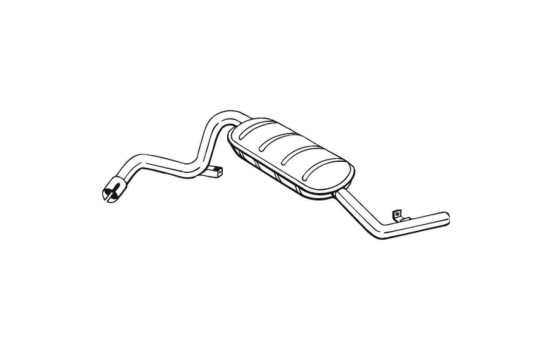 Silencieux arrière 148-881 Bosal