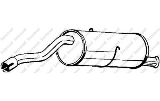 Silencieux arrière 148-965 Bosal