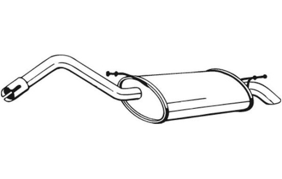 Silencieux arrière 154-065 Bosal, Image 2
