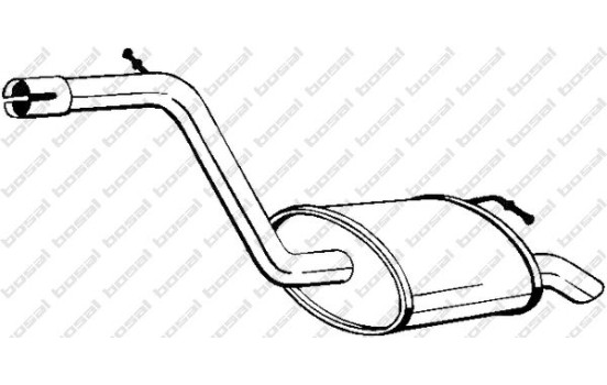 Silencieux arrière 154-187 Bosal, Image 2