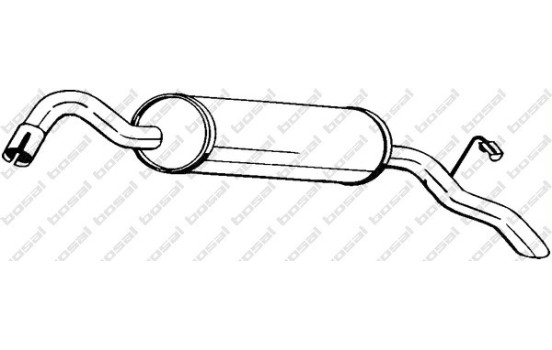 Silencieux arrière 154-217 Bosal
