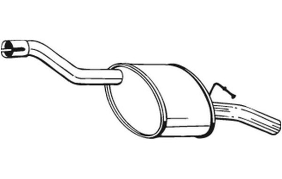Silencieux arrière 154-325 Bosal, Image 2