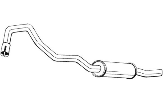 Silencieux arrière 154-351 Bosal, Image 2