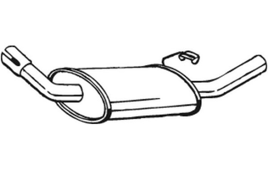 Silencieux arrière 154-801 Bosal, Image 2