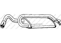 Silencieux arrière 154-939 Bosal