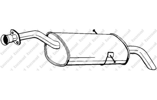 Silencieux arrière 170-239 Bosal, Image 2