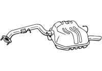 Silencieux arrière 171-025 Bosal
