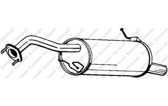 Silencieux arrière 171-197 Bosal