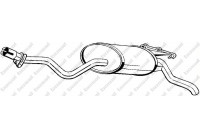 Silencieux arrière 175-345 Bosal