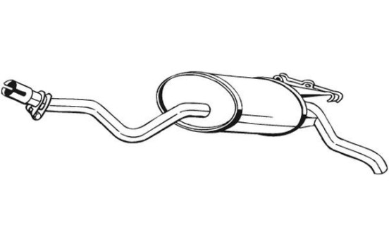 Silencieux arrière 175-345 Bosal, Image 2