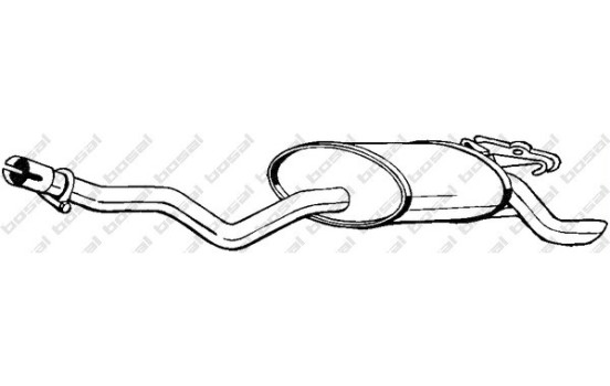 Silencieux arrière 175-347 Bosal