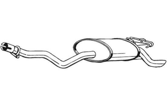Silencieux arrière 175-347 Bosal, Image 2